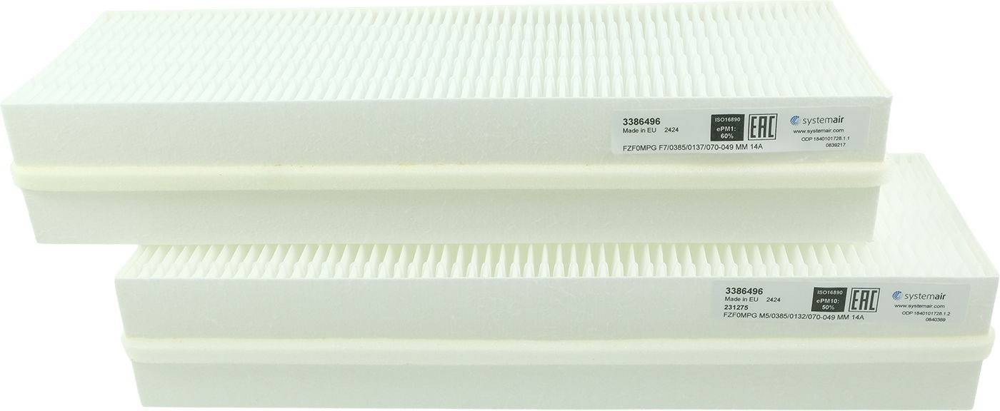 Ventilationsfilter Systemair VTR 300/350 kassett - Orginal