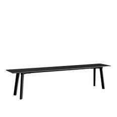 HAY - CPH Deux 215 2.0 Bench Ink Black Lacquered Beech Frame W200 X D35 X H45 Ink Black Top Ink Black Lacquered Beech Edge - Bänkar - Ronan & Erwan Bouroullec - Svart - Trä