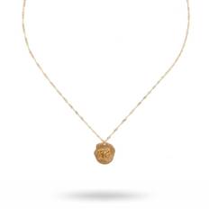 CU Jewellery – Two elephant halsband, guld