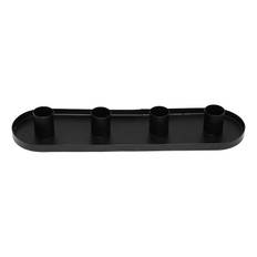 Adventsljusstake Levande Ljus Svart 29Cm