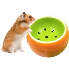 1pc söta fruktmönster skål små husdjur keramiska skålar vatten matskål för hamster chinchilla kanin husdjur matning leveranser - kiwi frukt