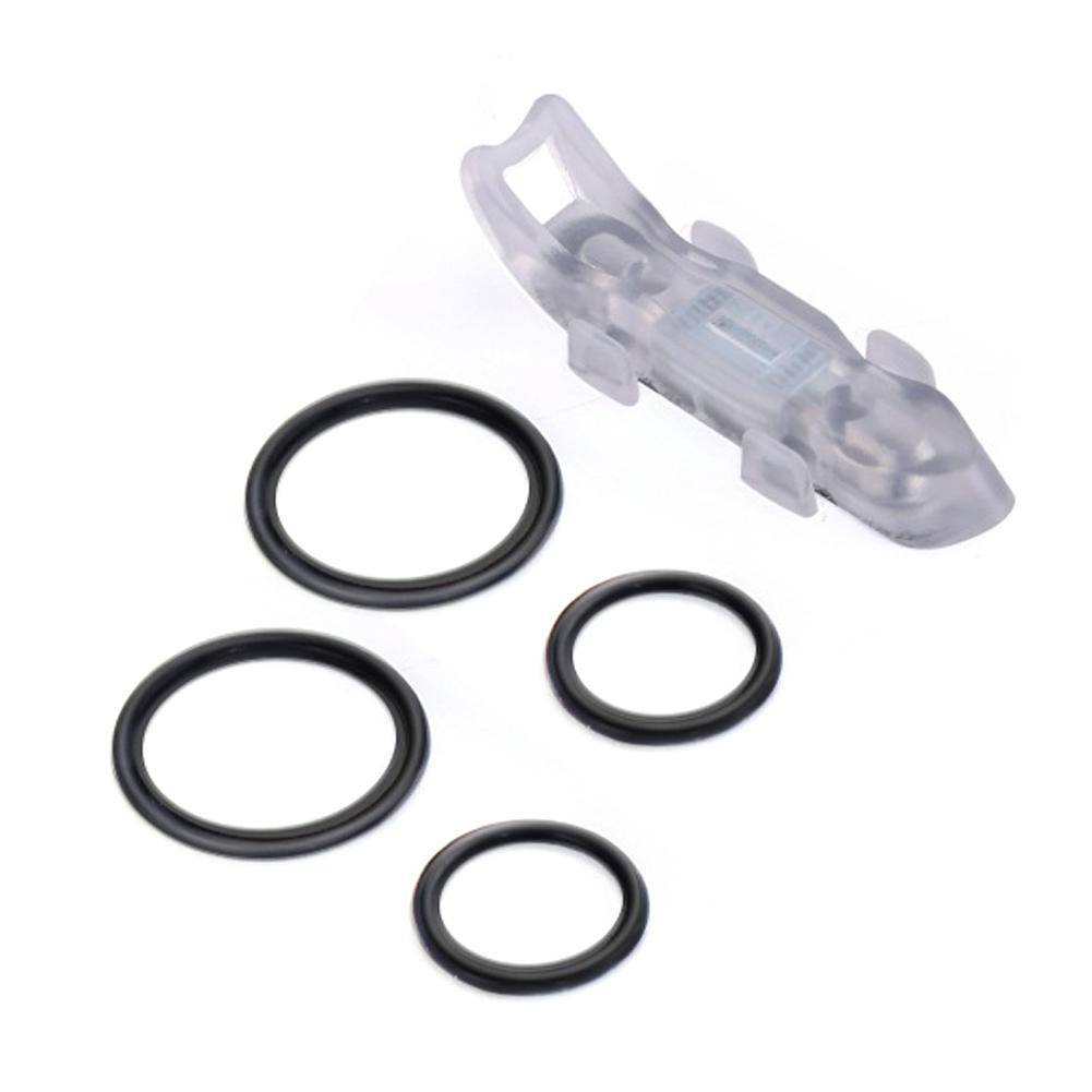 Automatic Fishing Rod Hook Keeper with Rubber Rings Lures Hook Keeper Holder Scratching Accessories for Fishing Rod Tool svart