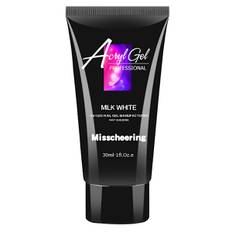 30ml Professionel Hurtig Krystal Negleforlængelse Lim Manicure UV Gel Builder 4#MILK WHITE