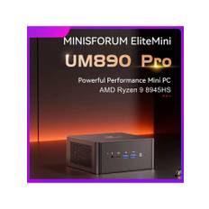 MINISFORUM Gaming PC UM890 Pro AMD Ryzen 9 8945HS Mini PC R7 8845HS 2*USB4.0 2*DDR5 2*PCIE4.0