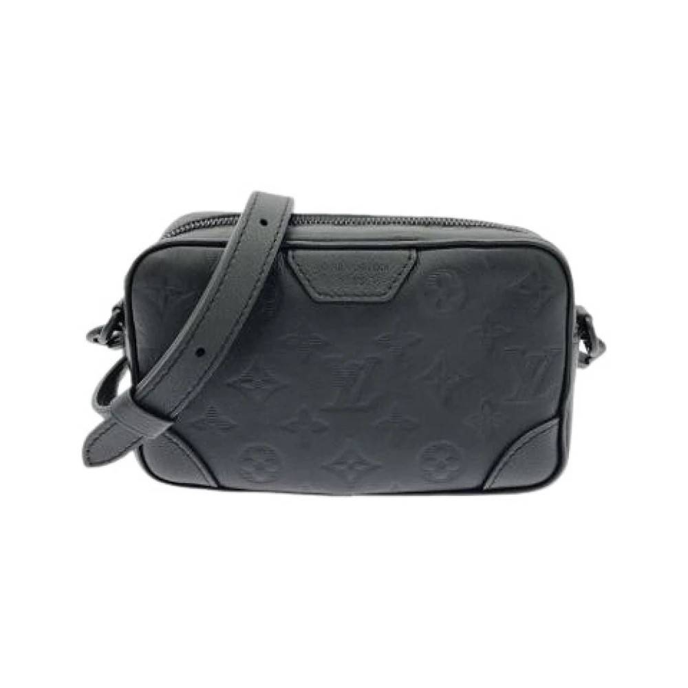 Louis Vuitton Vintage Pre-owned Skuldertaske - Vintage - Herre - Sort - ONE SIZE - Uld