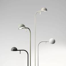 Vibia LED gulvlampe Pin, Grøn, Stue/spisestue, Rustfrit stål, Moderne, Læselampe