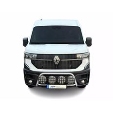 Frontbåge Renault Master 2025+ För 4st Extraljus Blankpolerat rostfritt stål | För 4st Extraljus