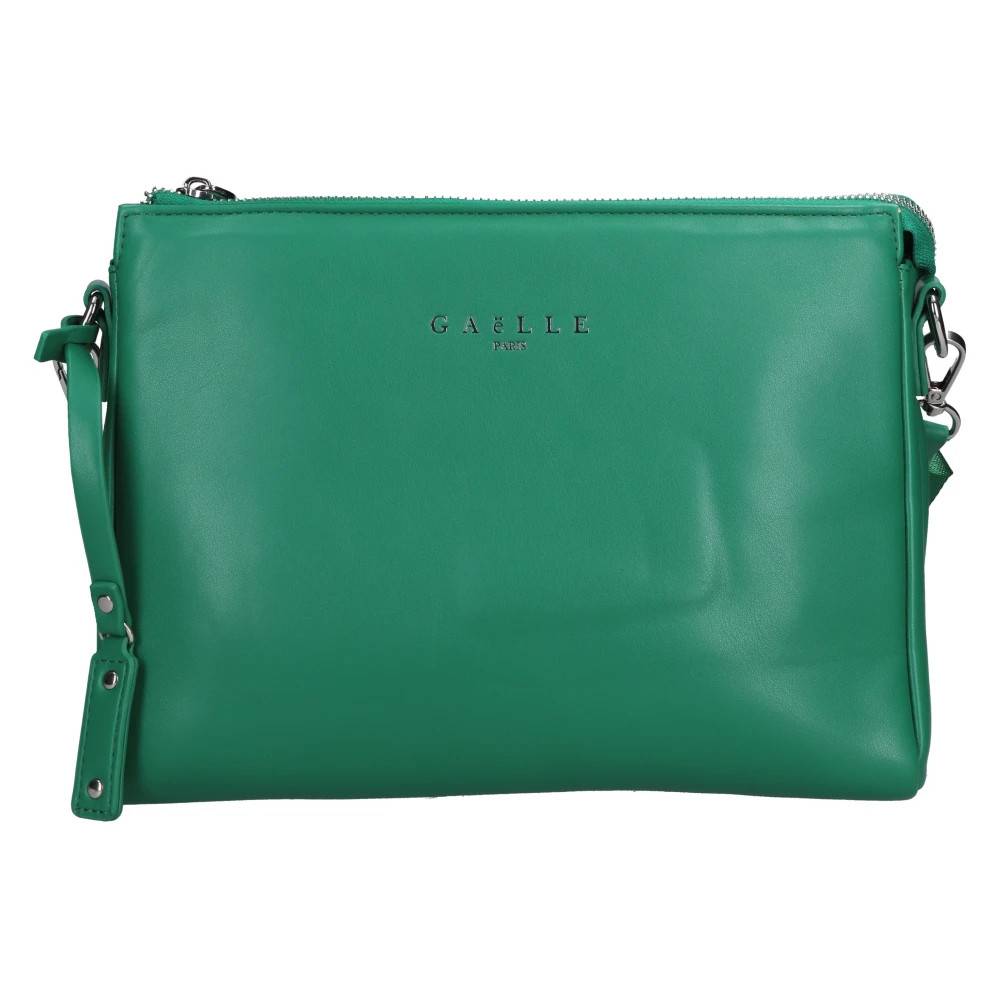 Gaëlle Paris Faux Læder Clutch - Tasker - Dame - Grøn - ONE SIZE - Læder