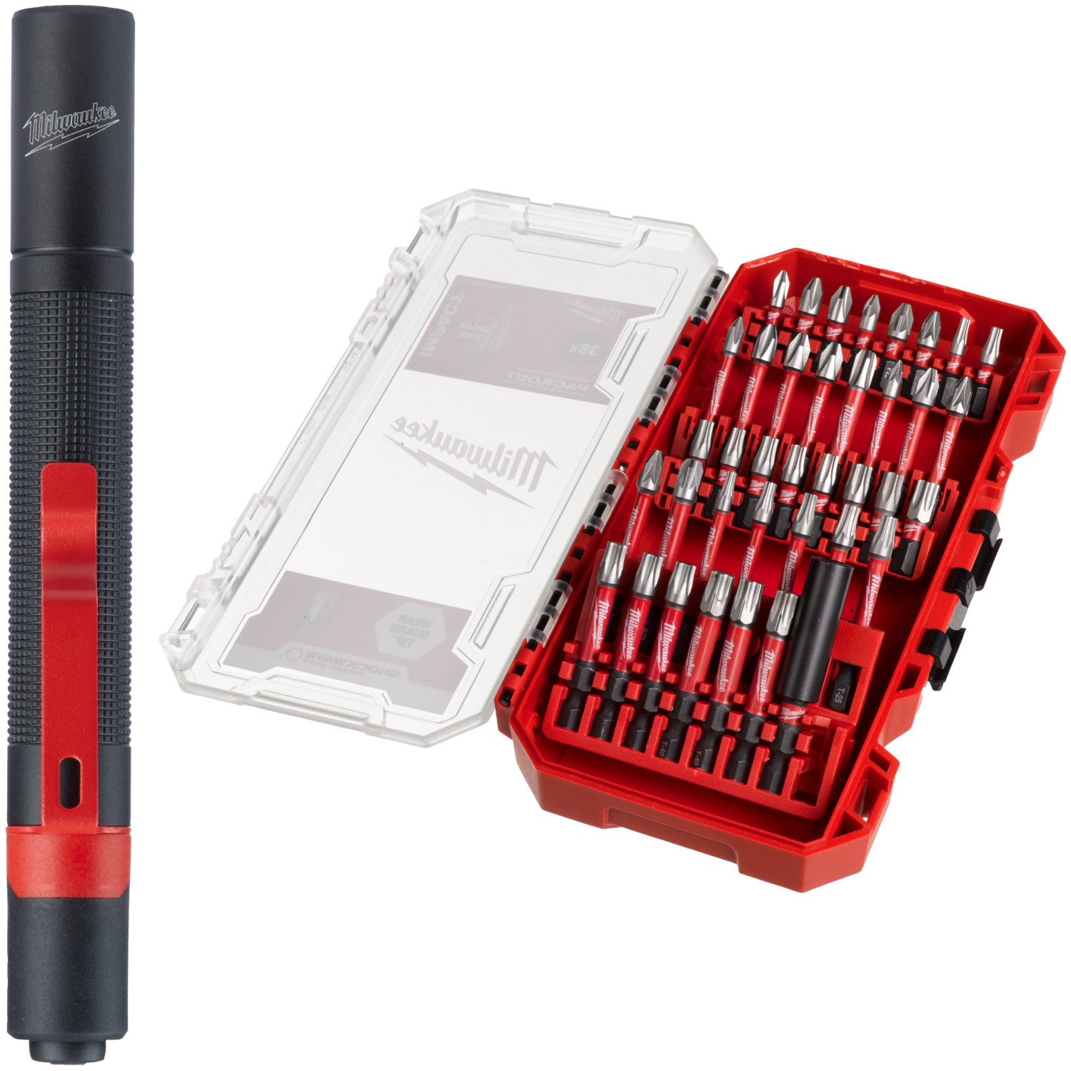 Milwaukee CD EU 39P shockwave™ impact duty™ bitssæt