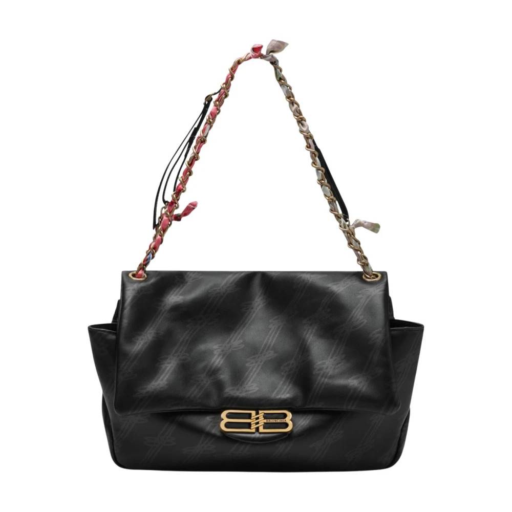 Balenciaga Darling Medium Chain Bag - Tasker - Dame - Sort - ONE SIZE - Uld
