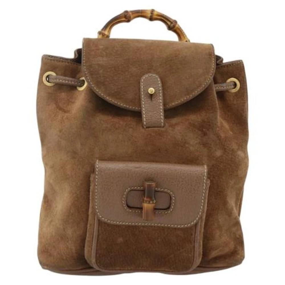 Gucci Vintage - Pre-owned Läderryggsäck Vintage - Dam - ONE Size - Läder