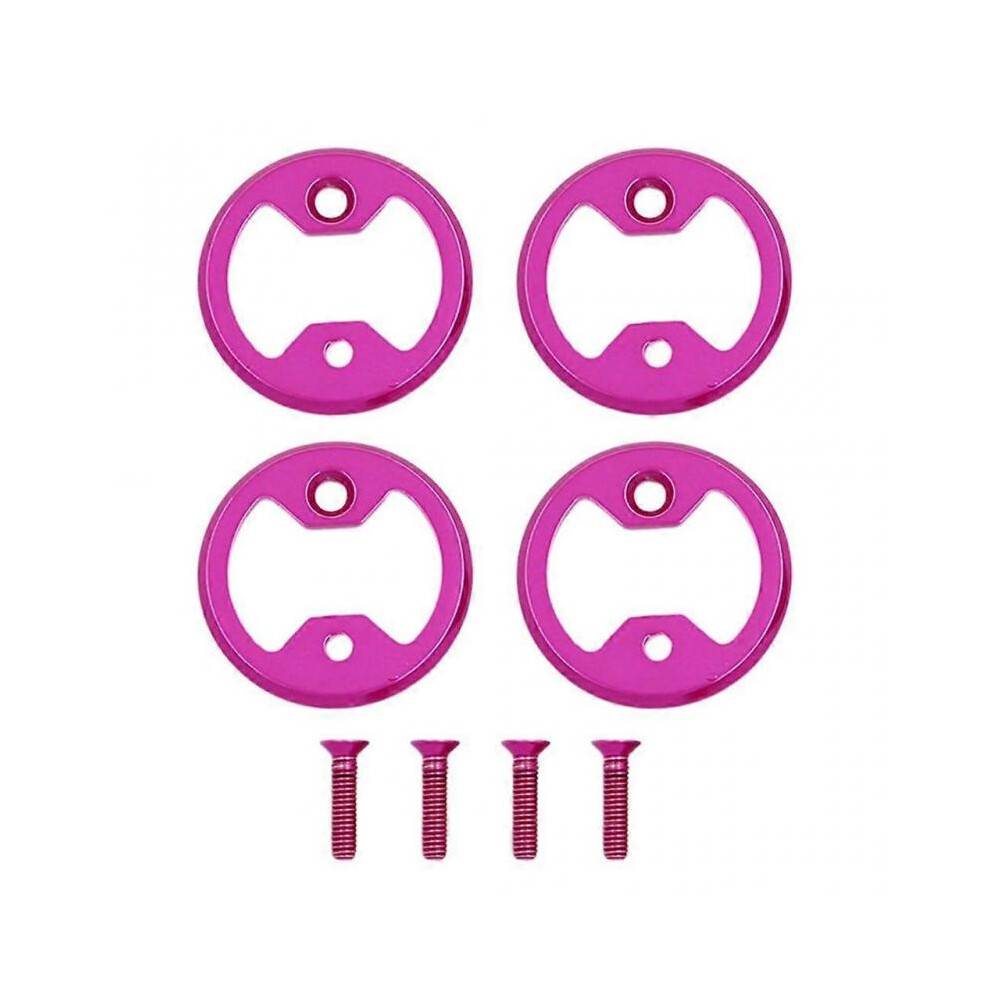 (Pink) Bicycles Pedal Replacements Parts Alloy Cycling Mountain Bicycles Pedals Clamps