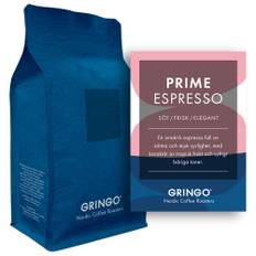 Gringo Nordic - Prime Espresso - Ekologiska (SE-EKO-04) mellanrostade hela espressobönor - 5kg STOR PÅSE