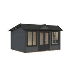 Palmako hytte Claudia Pent mørkegrå/antracit 11,5 m²