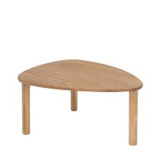 Pebble sofabord Ø90 cm, FSC-certificeret egetræ