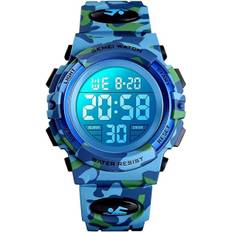 Drenge Ur Digital Sport Vandafvisende Elektronisk Børneure Alarm Ur 12/24 H Stopur Kalender Dreng Pige Armbåndsur