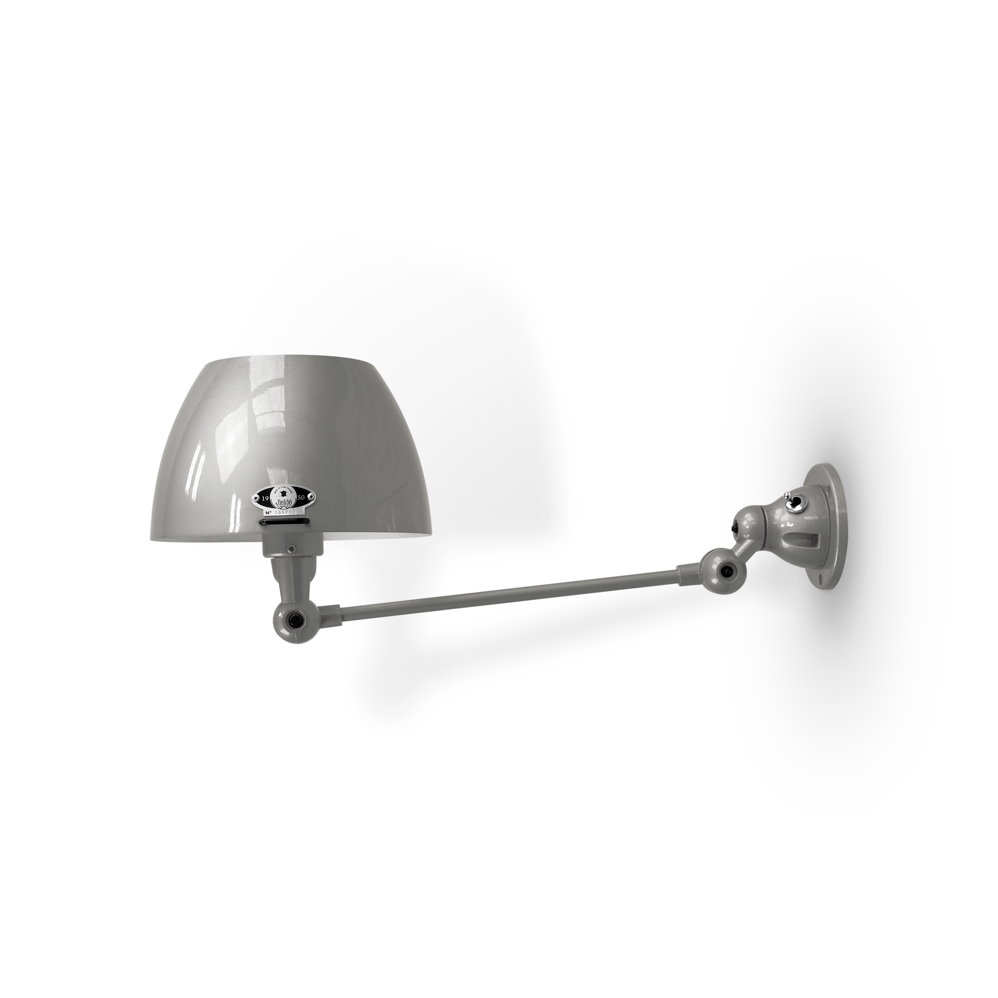 Aicler AIC301 væglampe fra Jieldé - Mouse grey / Blank