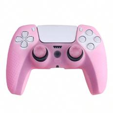 1pc Silicone Case And 2pcs Thumbstick Grips Set Conpatible With Ps5 Controller, Enhance Gaming Experience And Prevent Slipping, Sweat, Dust And Scratches