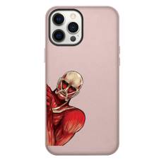 Attack On Titan Phone Case For iPhone Samsung Galaxy Pixel OnePlus Vivo Xiaomi Asus Sony Motorola Nokia - Colossal Titan Hiding Sticker