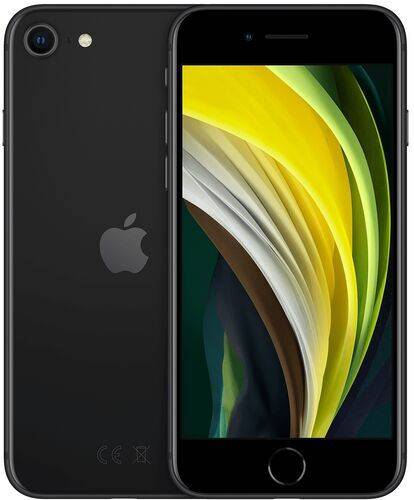 iPhone SE (2020) | 128 GB | Single-SIM (Nano-SIM) | svart