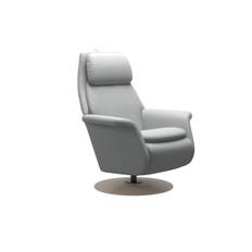 Stressless® Sam Power lænestol (Base Disc stel, Paloma okselæder, inkl. varme og massage funktion)