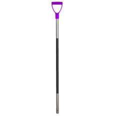 Mestvork stålalun. 115 cm paars handvat inkl gummigrepp