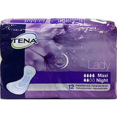 6 x TENA LADY Maxi Night Damenbinden, 12 Stück