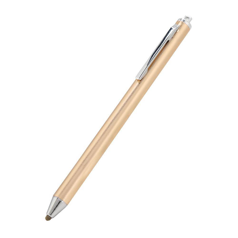 Tygspets Stylus för Samsung TabLGHuaweiXiaomi Smartphones och Tablet för iPad 2018(Netto) gyllene