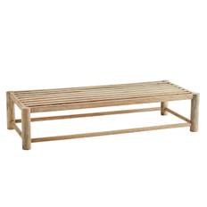 BÄNK 140cm Mangoträ Natur