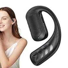 Trådlösa öronsnäckor, genomskinliga hörlurar, vattentäta öronkrokar, hörlurar, handsfree, öronkrokar för hörlurar, bekväm hörsnäcka för handsfree-samtal för arbete och resor