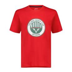 CREST TEE 2.0 JR, BRIGHT RED, Barn, 158/164