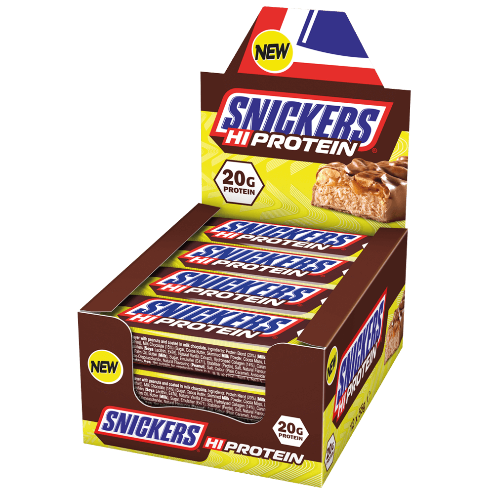 Mars Protein Snickers Hi-Protein Bar - 10x55g. - Proteinbar