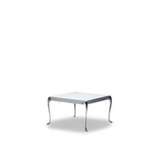 Morten Voss FlightDeck Sofabord - 110x60cm. - Beton - Blankpoleret Aluminium
