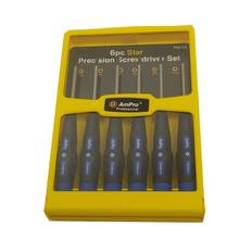 AMPRO Præcision Torx skruetrækker sæt 6 stk (T5, T6, T7, T8, T9, T10) (Nedsat i pris*)