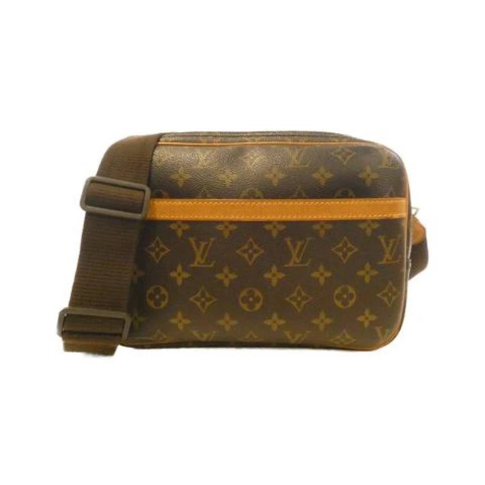 Louis Vuitton Vintage Pre-owned Monogram Reporter Skuldertaske - Vintage - Dame - Brun - ONE SIZE - Uld