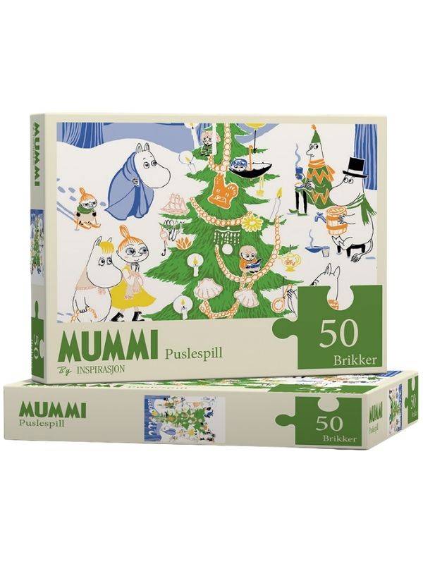 Mumin pussel 50 bitar – Jul i Mumindalen