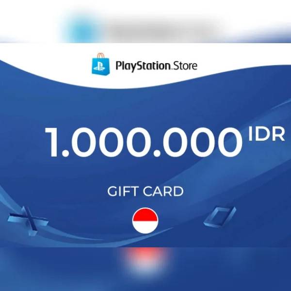 PlayStation Gift Card 1000000 IDR - INDONESIA