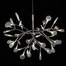 LED Modern Chandelier Lamp, Classic Heracleum II Pendelljus Tree Leaf V-intage LED-lampor av Bertjan Pot från Mooi Hänglampa Belysning max D210cm SRY, Modern LED-ljuskrona ，Inomhusljuskrona