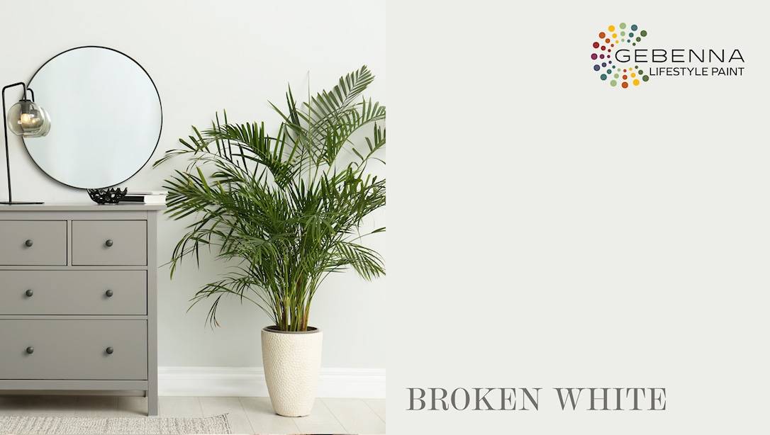 Gebenna Väggfärg: Broken White 9 liter