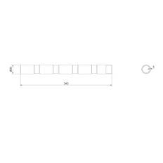 The fireplace carrying handle 1 pc.