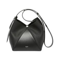 Max Mara, Taske, Dame, Sort, ONE SIZE, Uld, Elegant bucket taske med justerbar rem
