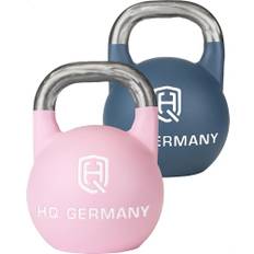 HQ Germany® Competition Kettlebell | 8-36kg | Sets | Edelstahl Griff | ±200g Gewichtstoleranz | Pulverbeschichtet, Gewicht:+Starter-Set (8+12KG)