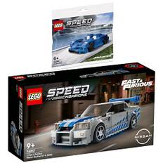 Lego 2er Set: 76917 2 Fast 2 Furious Nissan Skyline GT-R (R34) & 30343 McLaren Elva