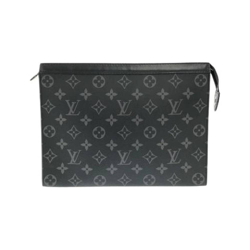 Louis Vuitton Vintage Pre-owned Monogram Eclipse Pochette - Vintage - Herre - Sort - ONE SIZE -