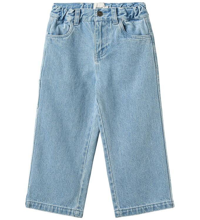 Wheat Jeans - Felix - Light Blue Denim - Wheat - 4 år (104) - Jeans