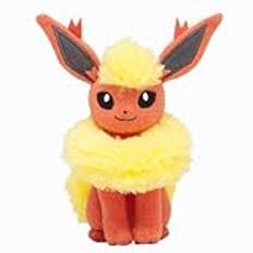 Pokemon Center plyschdocka sittande trick posera flareon