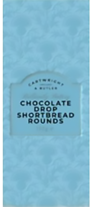 Cartwright & Butler Milk Chocolate Chunk shortbread Biscuits in carton 150g