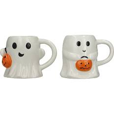 Halloween spøgelseskrus - 350 ml - flere varianter - assorteret (På lager i butik)