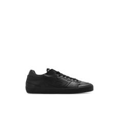 Diesel, Skor, Herr, Svart, 40 1/2 EU, Läder, ‘S-Leroji Low’ sneakers