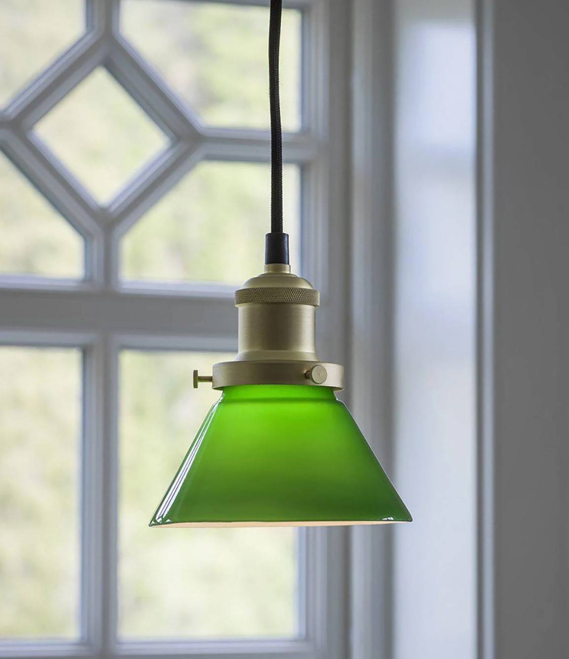August Taklampa/fönsterlampa Grön